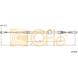 trosas, stovėjimo stabdys
                                COFLE                                                10.9884, Nenu