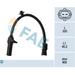 Daviklis alkūninio veleno padėties
                                FAE                                79334, Nenurodytas ga