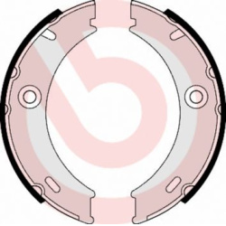 stabdžių trinkelių komplektas, stovėjimo stabdis ESSENTIAL LINE
                                BREMBO                   