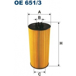 alyvos filtras
                                FILTRON                                                OE651/3, Nenurodytas ga