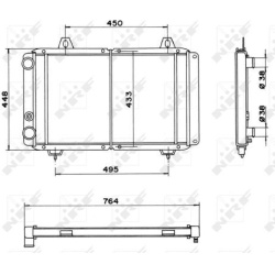 Aušinimo radiatorius
                                NRF                                                52035, NRF, 52035, a