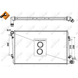Aušinimo radiatorius
                                NRF                                                53813, NRF, 53813, a
