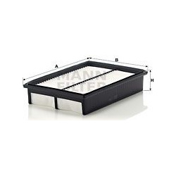 oro filtras
                                MANN-FILTER                                                C2841, MANN-FILTER, C2