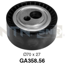 įtempiklio skriemulys, V formos rumbuotas diržas
                                SNR                                       