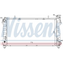 Aušinimo radiatorius
NISSENS 61004, NISSENS,
