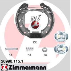 stabdžių trinkelių komplektas KIT Z
                                ZIMMERMANN                                            
