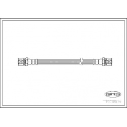 stabdžių žarnelė
                                CORTECO                                                19018879, CORTECO