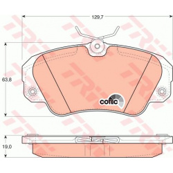 stabdžių trinkelių rinkinys, diskinis stabdys COTEC
                                TRW                                   