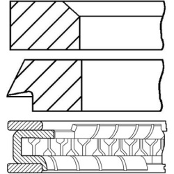 stūmoklio žiedų komplektas
                                GOETZE ENGINE                                                08