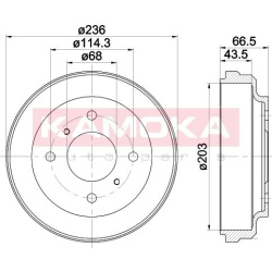 stabdžių būgnas
KAMOKA 104039, KAMOKA, 1040