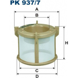 kuro filtras
                                FILTRON                                                PK937/7, Nenurodytas gami