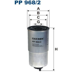 kuro filtras
                                FILTRON                                                PP968/2, Nenurodytas gami