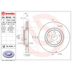 stabdžių diskas (1vnt) PRIME LINE - UV Coated
                                BREMBO                                       