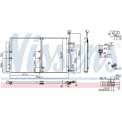 kondensatorius, oro kondicionierius ** FIRST FIT **
                                NISSENS                                  