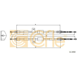 trosas, stovėjimo stabdys
                                COFLE                                                11.5458, Nenu