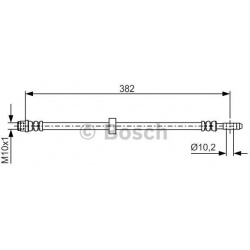 stabdžių žarnelė
                                BOSCH                                                1987476696, BOSCH, 