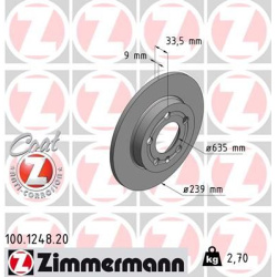 stabdžių diskas (1vnt) COAT Z
                                ZIMMERMANN                                                100
