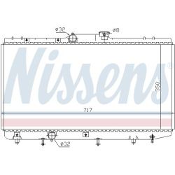 Aušinimo radiatorius
                                NISSENS                                                648321, NISSENS,