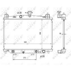 Aušinimo radiatorius
                                NRF                                                53850, NRF, 53850, a