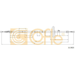trosas, stovėjimo stabdys
                                COFLE                                                11.5823, Nenu