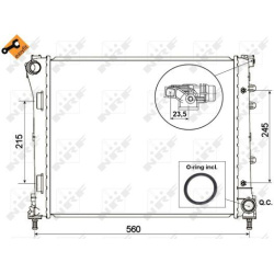 Aušinimo radiatorius
                                NRF                                                53527, NRF, 53527, a