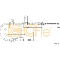 trosas, stovėjimo stabdys
                                COFLE                                                10.5160, Nenu