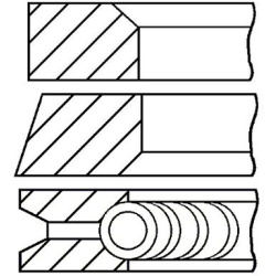 stūmoklio žiedų komplektas
                                GOETZE ENGINE                                                08