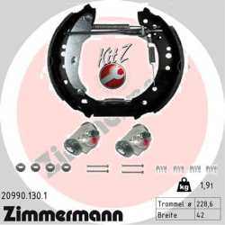 stabdžių trinkelių komplektas KIT Z
                                ZIMMERMANN                                            