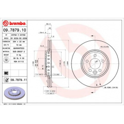 stabdžių diskas (1vnt) PRIME LINE
                                BREMBO                                                09.