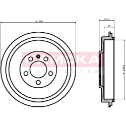 stabdžių būgnas
                                KAMOKA                                                104024, KAMOKA, 1040