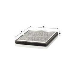 filtras, salono oras
                                MANN-FILTER                                                CUK2424, MANN