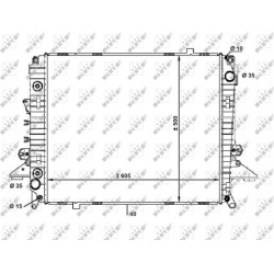 Aušinimo radiatorius
                                NRF                                                58463, NRF, 58463, a
