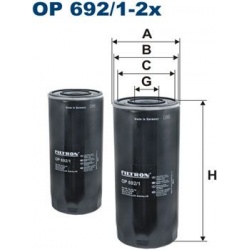 alyvos filtras
                                FILTRON                                                OP692/1-2X, Nenurodytas