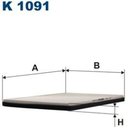 filtras, salono oras
                                FILTRON                                K1091, Nenurodytas gamintojas, K1