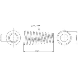 spyruoklė MONROE SPRINGS
                                                SP0814, MONROE, SP0814, auto detalė