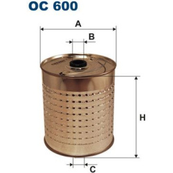 alyvos filtras
FILTRON OC600, Nenurodytas gami