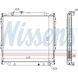 Aušinimo radiatorius
                                NISSENS                                                64636A, NISSENS,