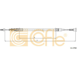 trosas, stovėjimo stabdys
                                COFLE                                                11.5768, Nenu