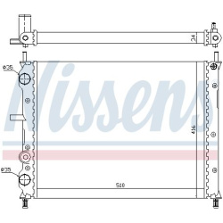 Aušinimo radiatorius
                                NISSENS                                                61806, NISSENS, 