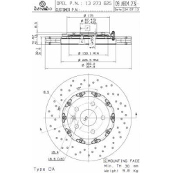 stabdžių diskas (1vnt) PRIME LINE - Floating
                                BREMBO                                        