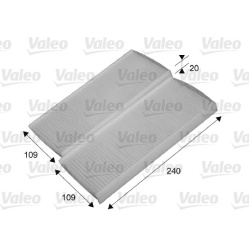 filtras, salono oras VALEO ESSENTIAL
                                                715649, VALEO, 715649, auto detalė