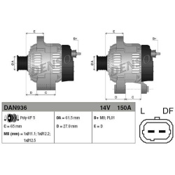 kintamosios srovės generatorius
                                DENSO                                DAN936, DENSO, DAN936, 