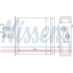 šilumokaitis, salono šildymas
                                NISSENS                                                71442,