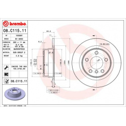 stabdžių diskas (1vnt) PRIME LINE - UV Coated
                                BREMBO                                       