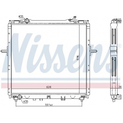 Aušinimo radiatorius
                                NISSENS                                                66768, NISSENS, 