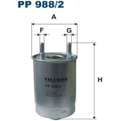kuro filtras
                                FILTRON                                                PP988/2, Nenurodytas gami