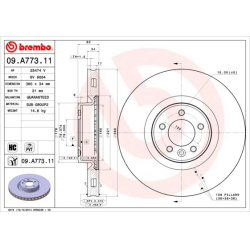stabdžių diskas (1vnt) PRIME LINE - UV Coated
                                BREMBO                                       