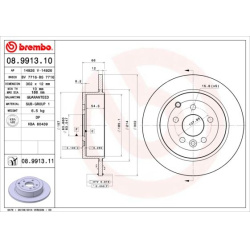 stabdžių diskas (1vnt) PRIME LINE - UV Coated
                                BREMBO                                       