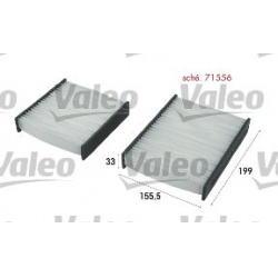 filtras, salono oras VALEO ESSENTIAL
                                                715556, VALEO, 715556, auto detalė