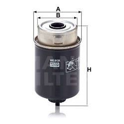 kuro filtras
                                MANN-FILTER                                WK8131, MANN-FILTER, WK8131, auto det